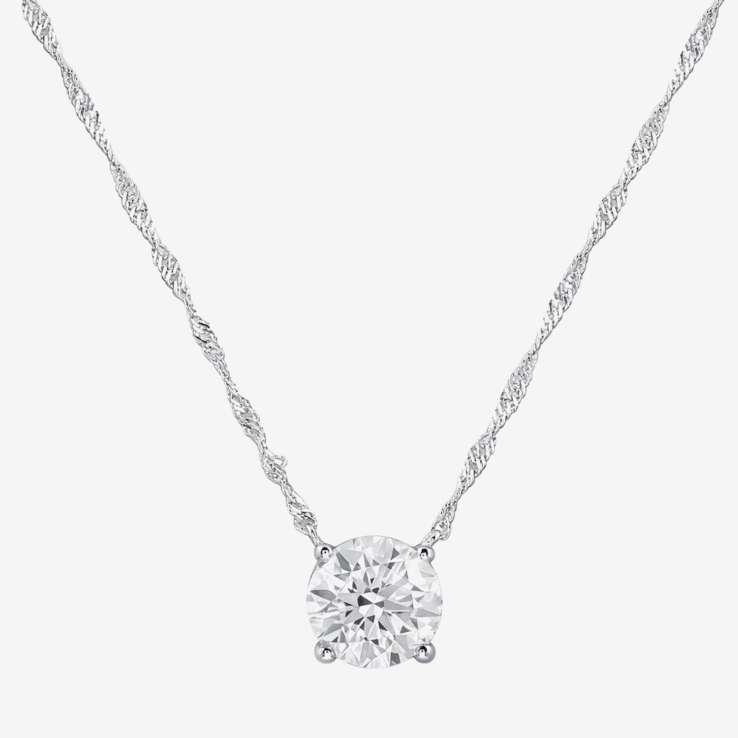 (G/Si1) Womens 3 CT. T.W. Lab Grown White Diamond 10K Gold Round 2-pc. Jewelry Set