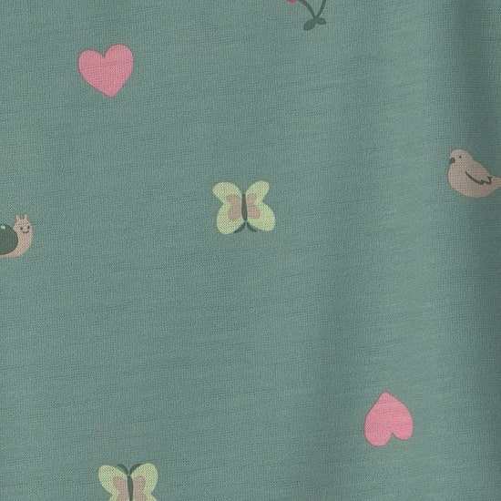 Carter's Little & Big Kid Girls Crew Neck Short Sleeve 2-pc. Nightgown