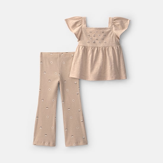 Carter's Toddler Girls Knit 2-pc. Pant Set
