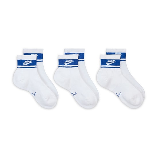 Nike Everyday Elevated Unisex Adult 3 Pair Quarter Ankle Socks