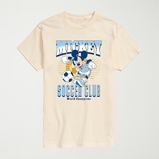 Novelty Mens Crew Neck Short Sleeve Regular Fit Mickey and Friends Big and Tall Graphic T-Shirt