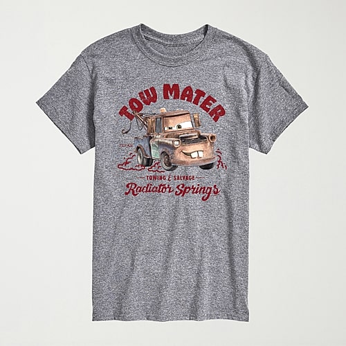 Novelty Mens Crew Neck Short Sleeve Regular Fit Cars Graphic T-shirt In Gray