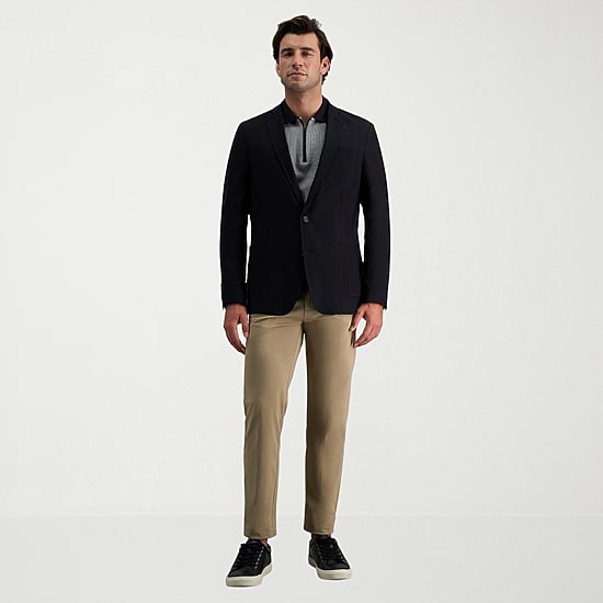Haggar Smart Wash Tailored Highland Mens Stretch Fabric Modern Fit Blazer