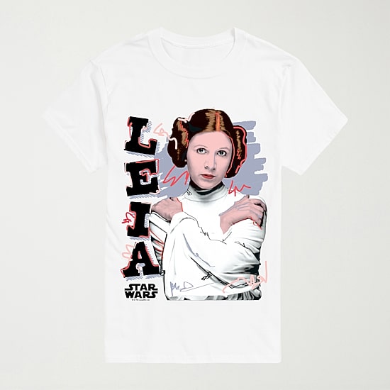 Novelty Mens Crew Neck Short Sleeve Regular Fit Star Wars Graphic T-Shirt
