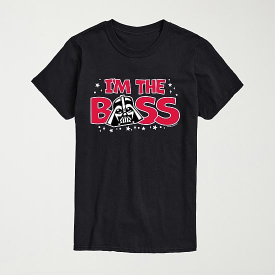 Novelty Mens Crew Neck Short Sleeve Regular Fit Star Wars Graphic T-Shirt