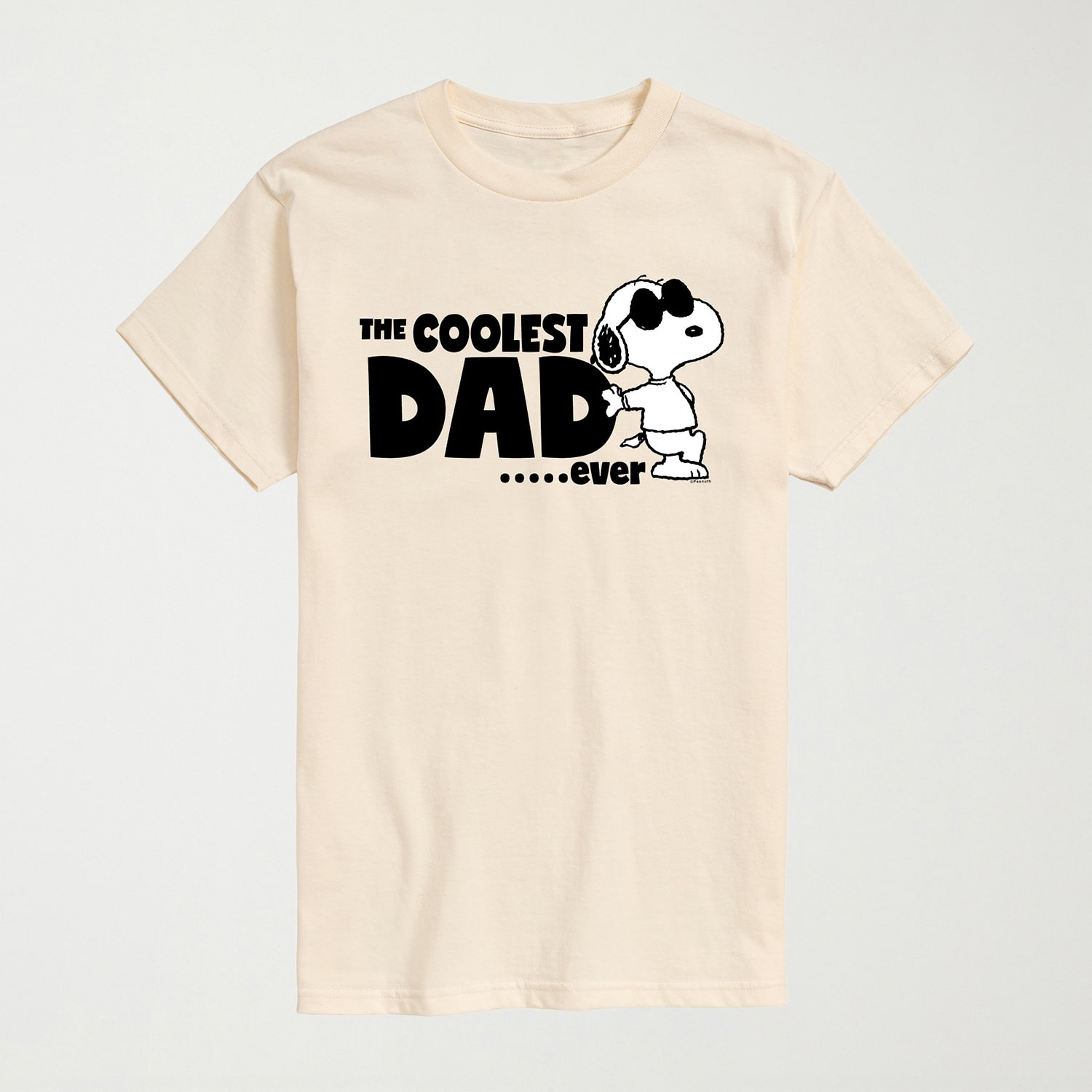 Novelty Mens Crew Neck Short Sleeve Regular Fit Snoopy Graphic T-Shirt