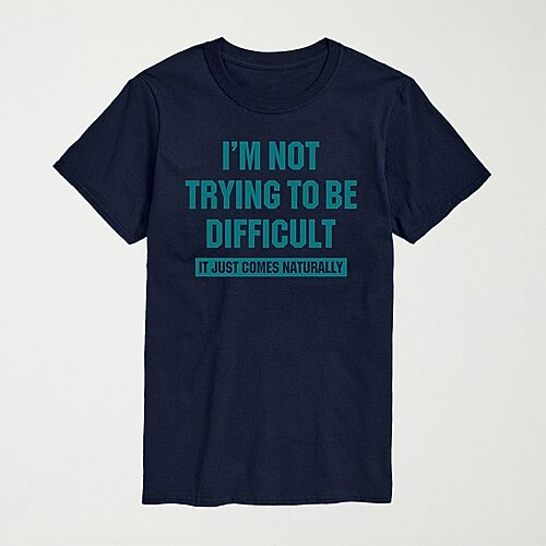 Novelty Mens Crew Neck Short Sleeve Regular Fit Graphic T-shirt In Blue