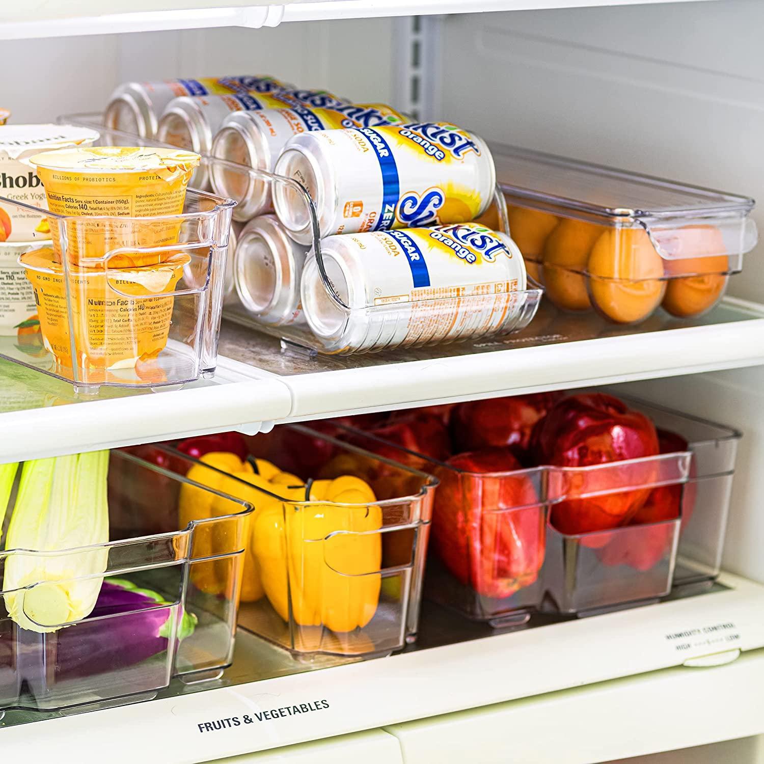 Sorbus Clear Plastic 8-pc. Storage Bin