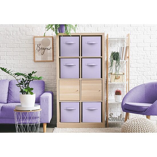 Sorbus 6 Pack 13" Foldable Cubes With Handles Storage Cube