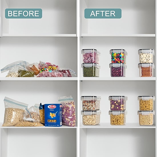 Sorbus Airtight Containers With Locking Lids, Measuring Spoons & Labels 12-pc. Food Container