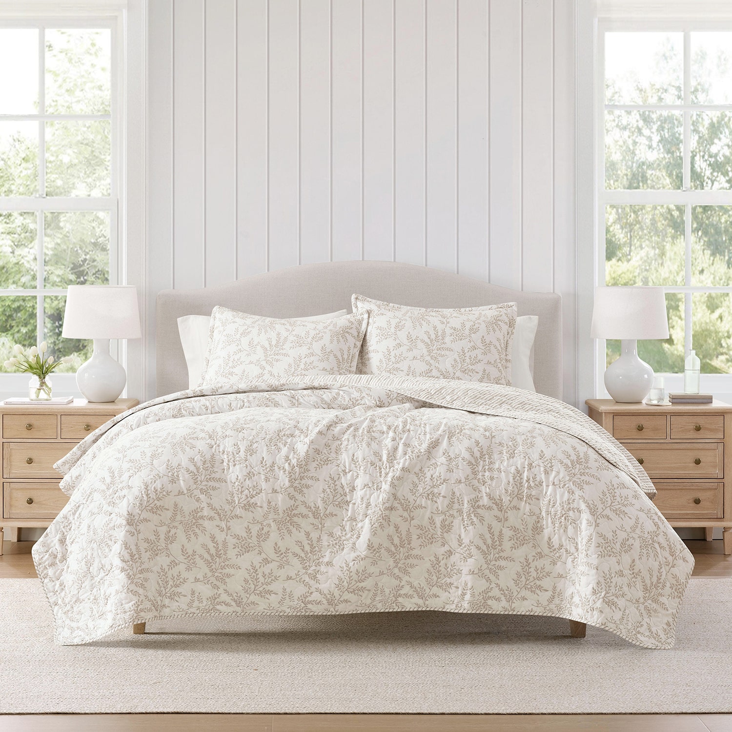 Martha Stewart Murray Leaves 3-pc. Quilt Set