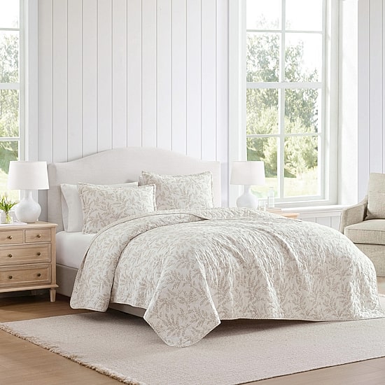 Martha Stewart Murray Leaves 3-pc. Quilt Set