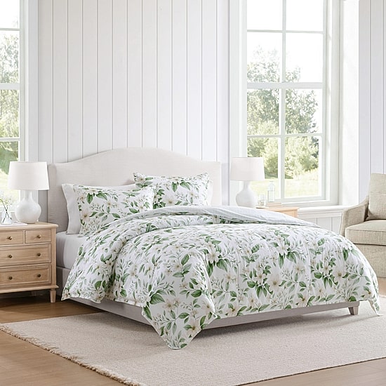 Martha Stewart Dogwood 3-pc.Comforter Set