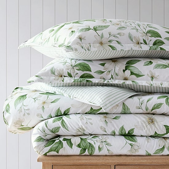 Martha Stewart Dogwood 3-pc.Comforter Set