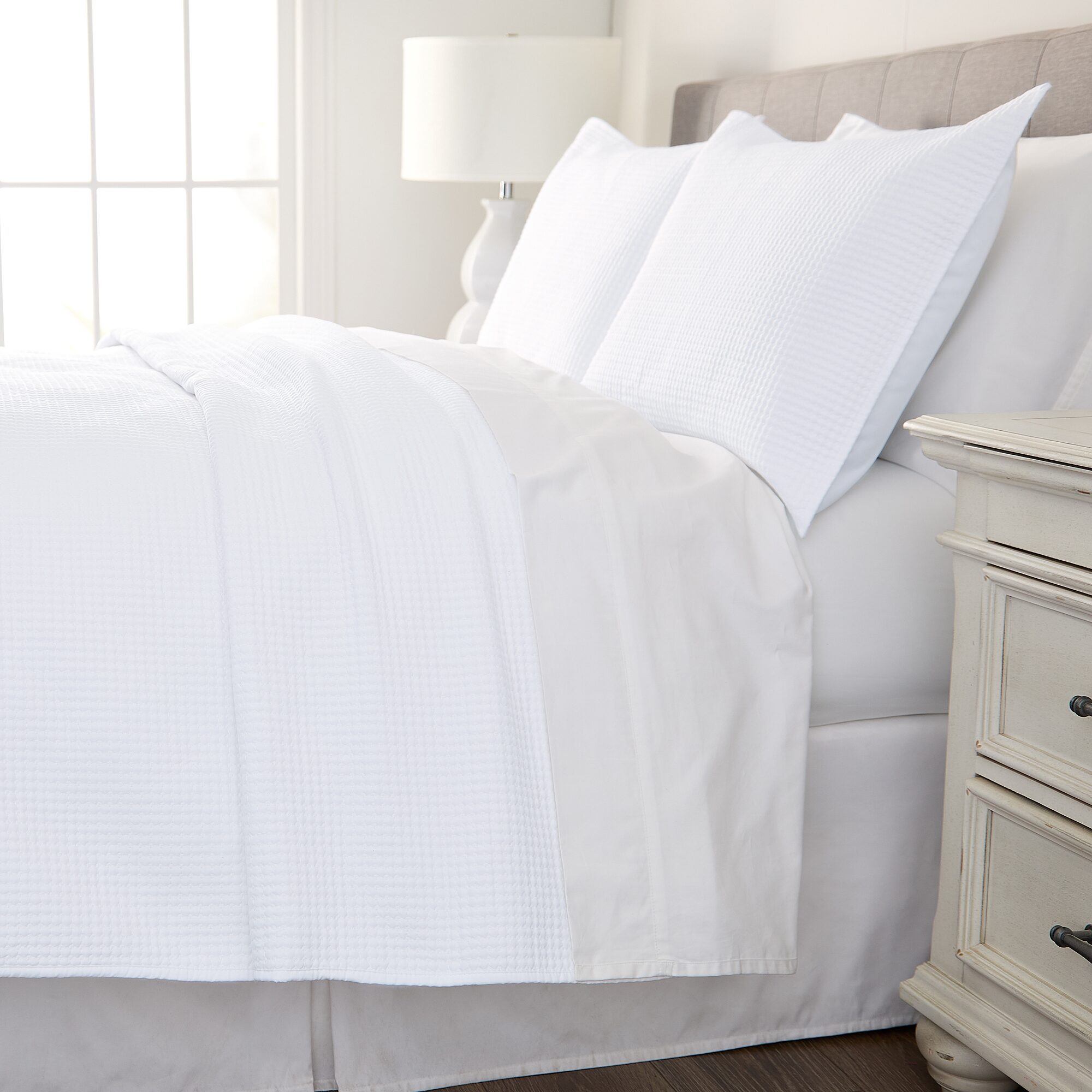 Home Expressions Geo Stitch Quilt Set