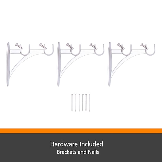 Kenney® Fast Fit™ Easy Install Buchanan Double Curtain Rod