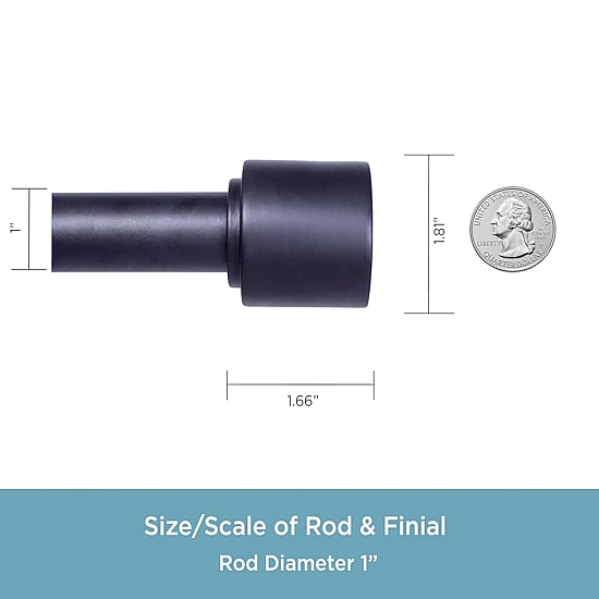 Kenney Claremont Astrid 1 IN Curtain Rod