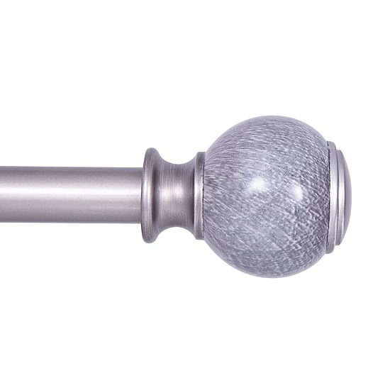 Kenney Claremont Noah Ball 1 IN Adjustable Curtain Rod