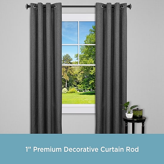 Kenney Claremont Misson 1 IN Adjustable Curtain Rod