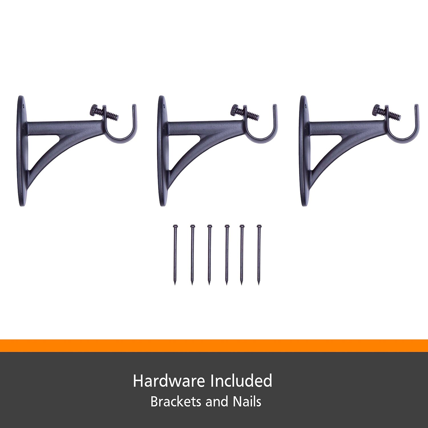 Kenney® Fast Fit™ Easy Install Dryden Curtain Rod