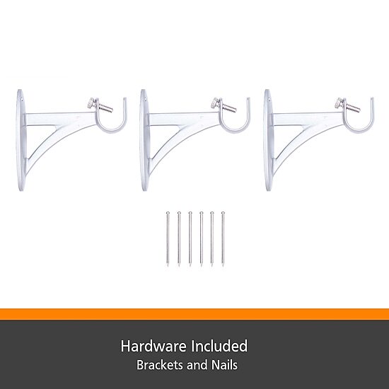 Kenney® Fast Fit™ Easy Install Dryden Curtain Rod