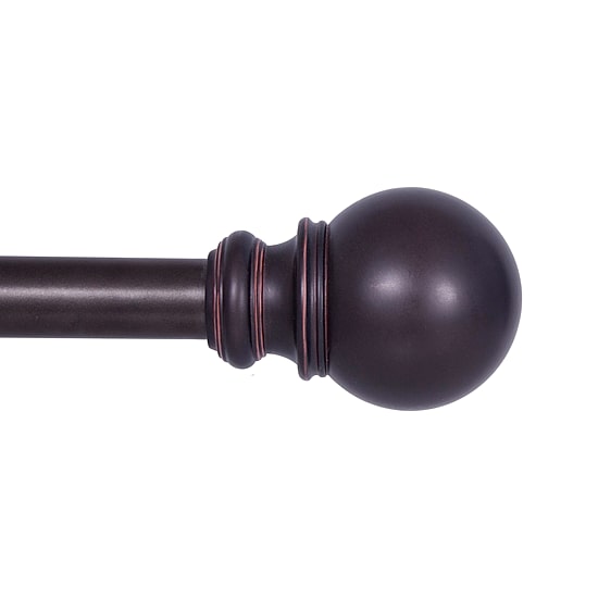 Kenney Bryce Ball 3/4 IN Adjustable Curtain Rod