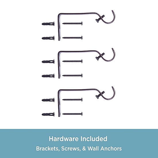 Kenney Bryce Ball 3/4 IN Adjustable Curtain Rod