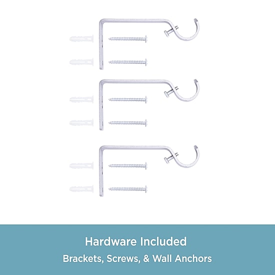 Kenney Bryce Ball 3/4 IN Adjustable Curtain Rod