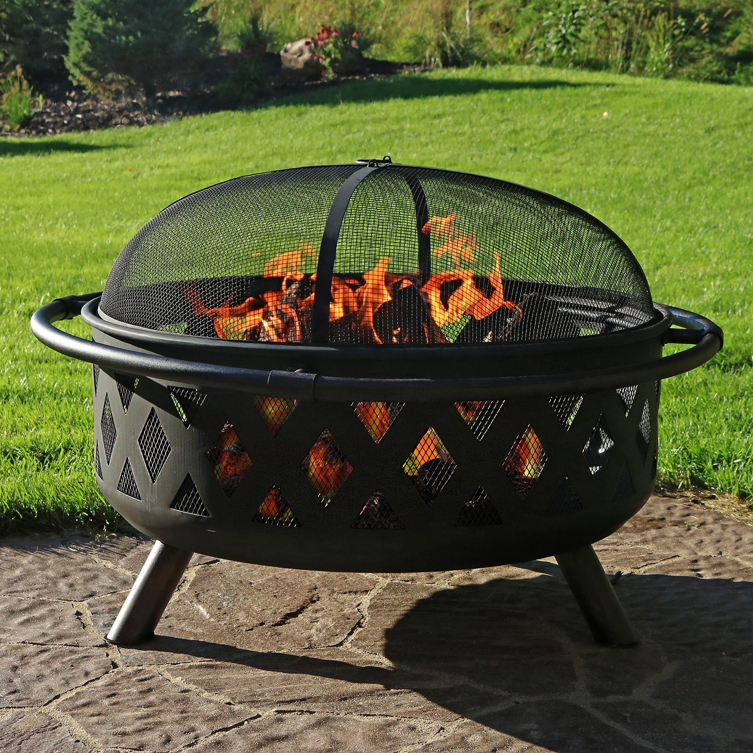Sunnydaze Collection Portable Weather Resistant Fire Pit