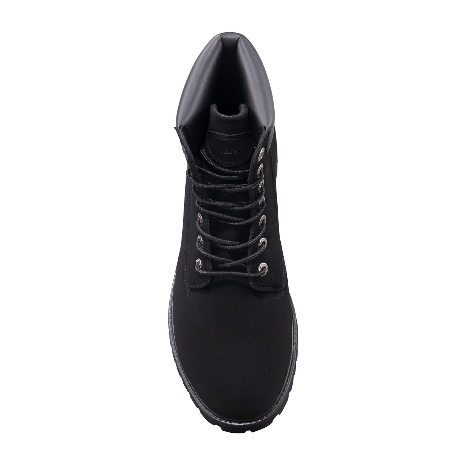 Lugz Mens Convoy Fleece Wide Block Heel Lace Up Boots