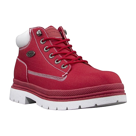 Lugz Mens Drifter Ripstop Flat Heel Lace Up Boots