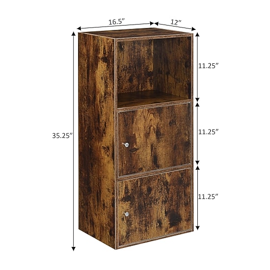Convenience Concepts Extra Storage 2 Door Cabinet