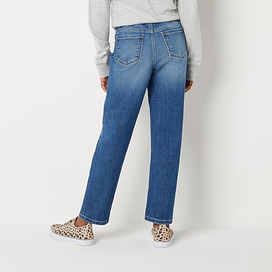 Thereabouts Little & Big Kid Girls Adaptive Adjustable Waist Stretch Fabric Straight Leg Jean
