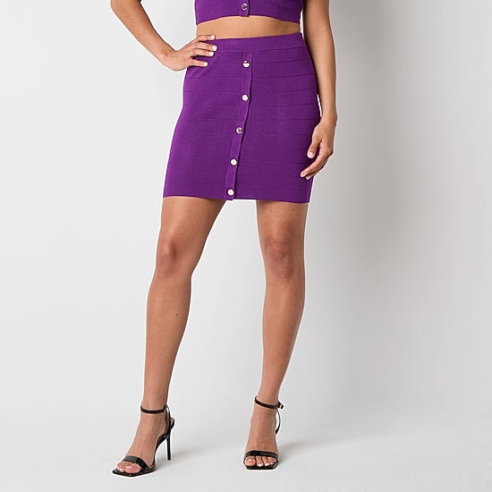 Bold Elements Womens Pencil Skirt