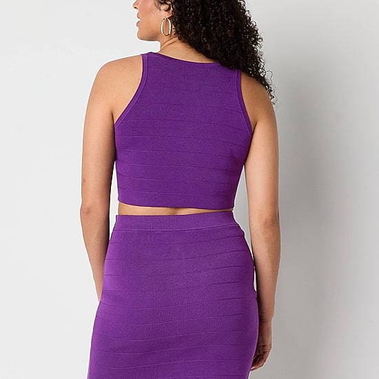 Bold Elements Womens Scoop Neck Sleeveless Pullover Sweater