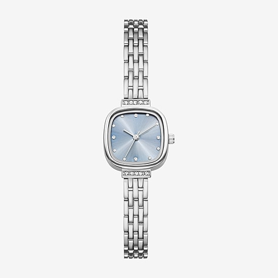 Womens Crystal Accent Silver Tone Bracelet Watch Fmdjo335