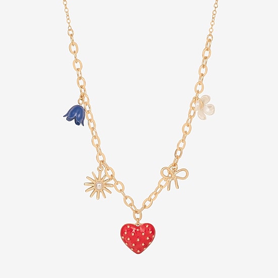 Bijoux Bar Womens 16 Inch Link Chain Necklace