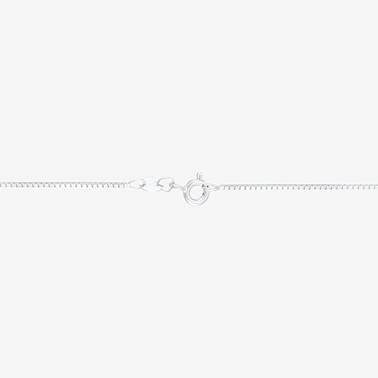 Womens 14K Gold 24 Inch Box Chain Necklace