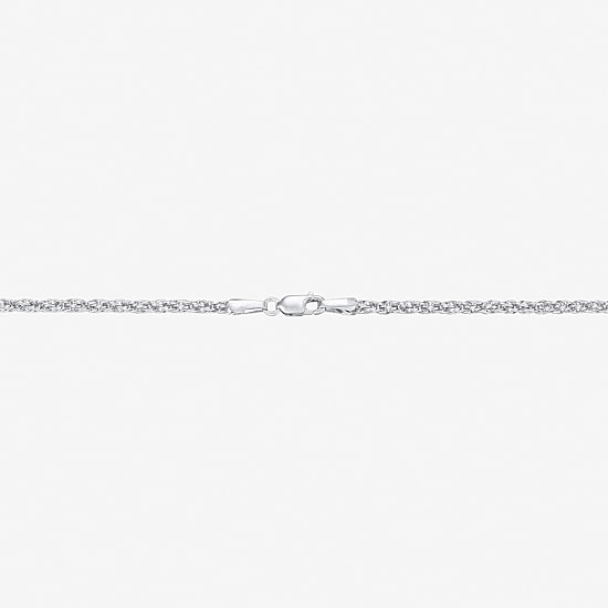 Womens 10K Gold 22 Inch Rope Chain Necklace