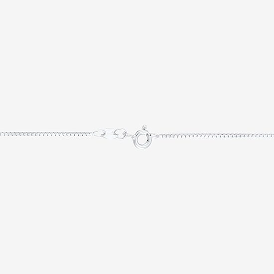Womens 14K Gold 22 Inch Box Chain Necklace