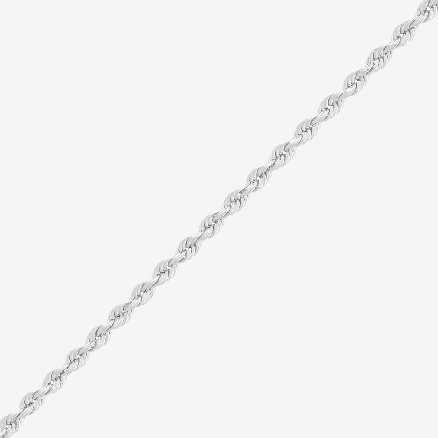 Womens 14K Gold 22 Inch Rope Chain Necklace