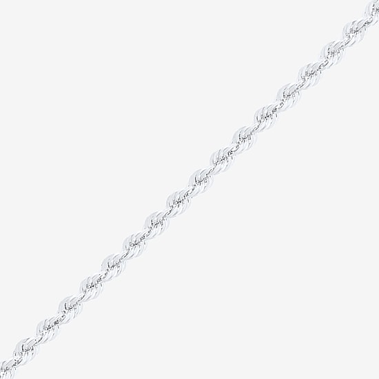 Womens 14K Gold 16 Inch Rope Chain Necklace