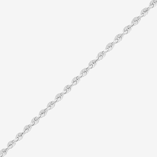 Womens 14K Gold 24 Inch Rope Chain Necklace