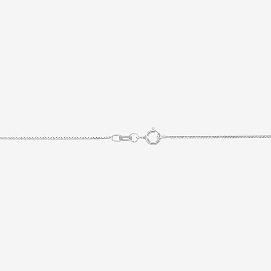 Womens 14K Gold 22 Inch Box Chain Necklace