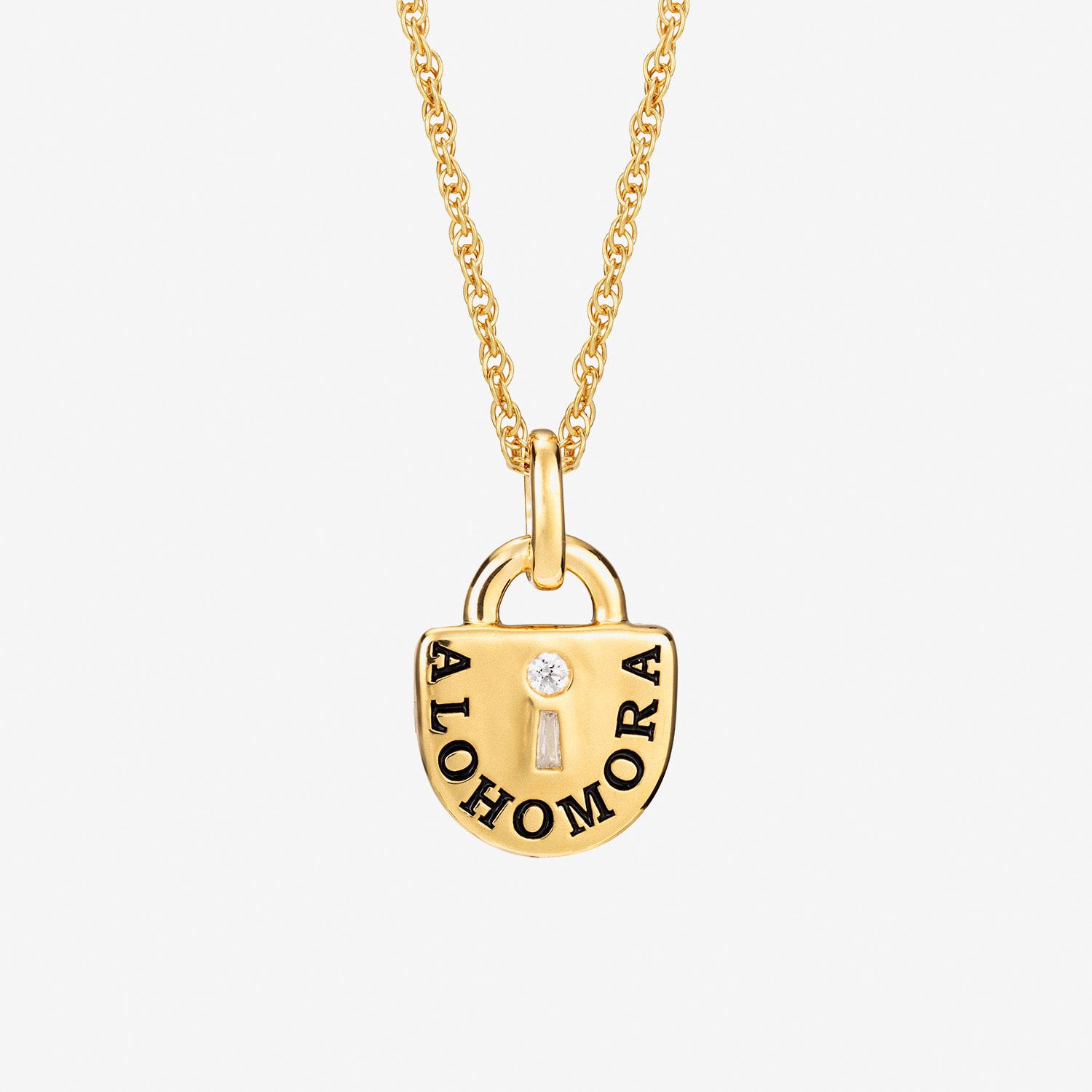 Harry Potter (F / Si2) Womens Diamond Accent Lab Grown White Diamond 14K Gold Over Silver 16 Inch Pendant Necklace