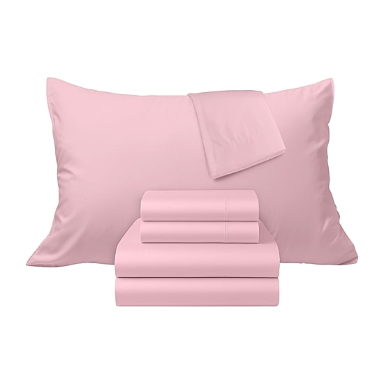 Ella Jayne 100% Cotton Percale Cool and Crisp Deep Pocket Sheet Set