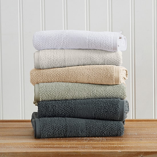 Linery Cotton Textured Weave 6-pc. Quick Dry Bath Towel Set