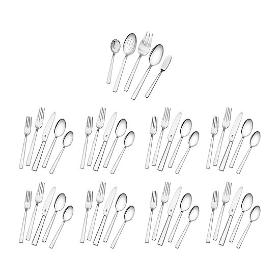 Zwilling Elegance 18/10 Stainless Steel 45-pc. Flatware Set
