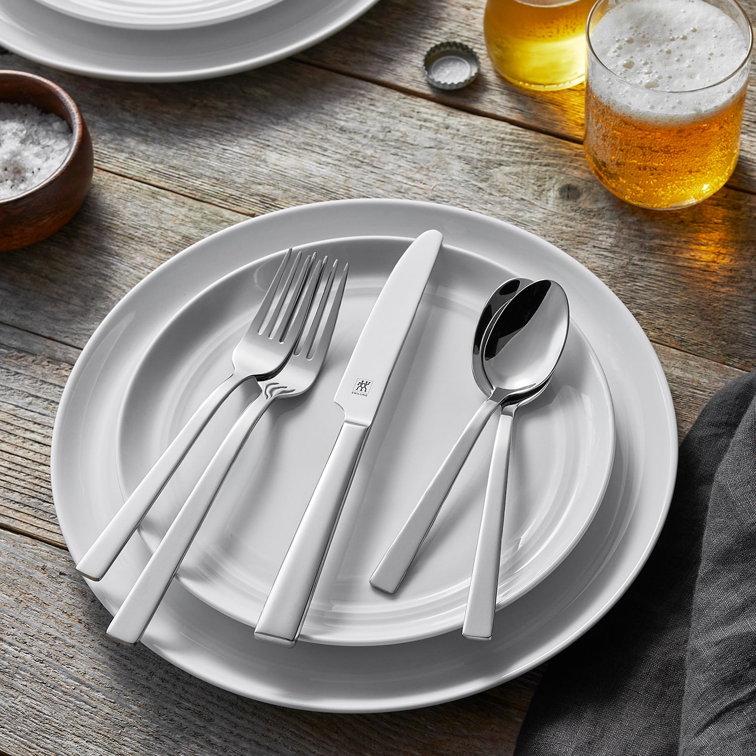 Zwilling Elegance 18/10 Stainless Steel 45-pc. Flatware Set
