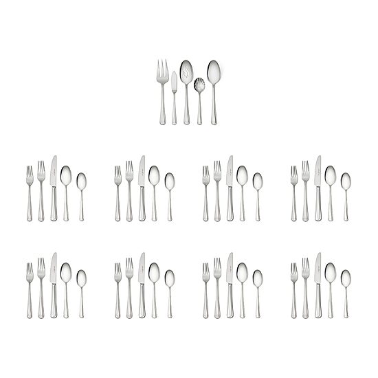 Zwilling Cottage 45-pc. 18/10 Stainless Steel Flatware Set